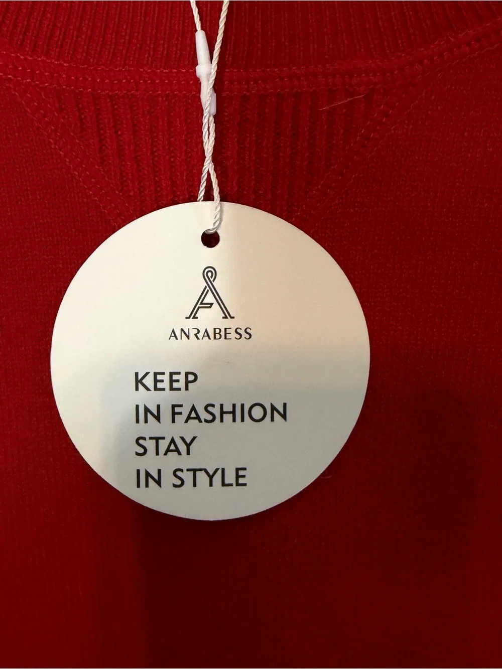 Men's Crewneck Sweater in Bright Red - Classic Everyday Knit